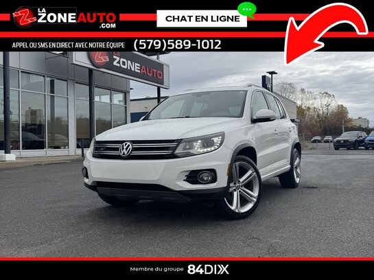 2014 Volkswagen Tiguan Highline R-Line 2014 White