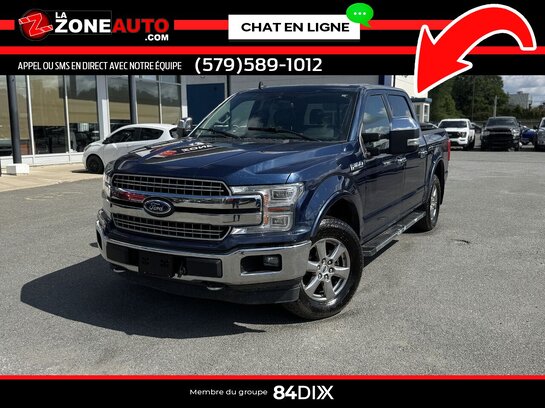 Ford F-150 Lariat 502A 2019 2019 Bleu