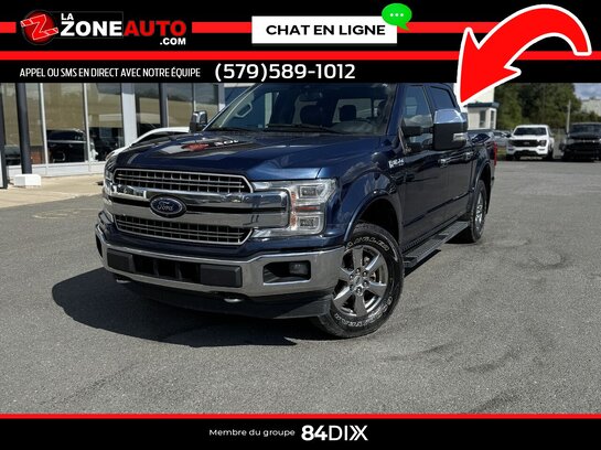 Ford F-150 Lariat 502A 2019 2019 Bleu
