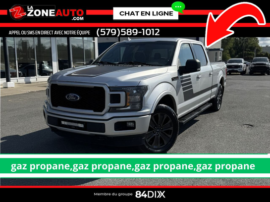 Ford F-150 XLT Sport Package 2018 2018 Gris