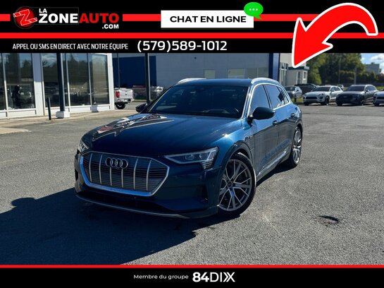Audi e-tron Technik 2019 2019 Bleu