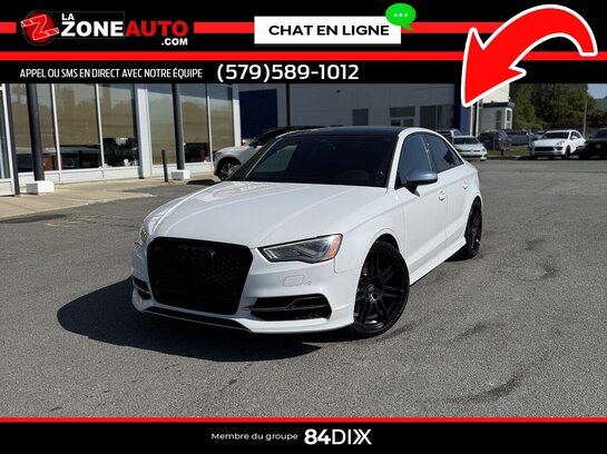 Audi S3 Technik 2015 2015 Blanc