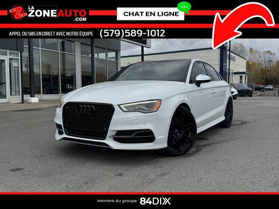 2015 Audi S3 Technik 2015 White